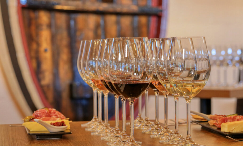 Photo of a a cellar door whine flight